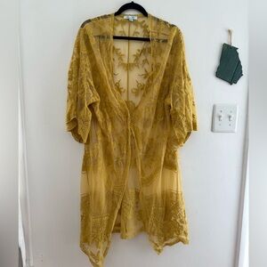 She + Sky Lace Kimono